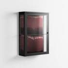 Squish - Wall Cabinet - Nadia Ryder - Antracite - Clear glass