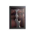 The Art Of Kissing 2 - Wall Cabinet - Nadia Ryder - Antracite - Clear glass