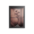 The Art Of Kissing - Wall Cabinet - Nadia Ryder - Antracite - Clear glass