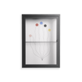 Épanoui - Wall Cabinet - David Vanadia - Antracite - Clear glass