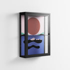 Immergé - Wall Cabinet - David Vanadia - Antracite - Clear glass