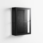 The Single Color - Wall Cabinet - Craig Watkins - Antracite - Clear glass