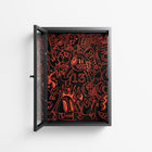 Wottosque Red - Wall Cabinet - Craig Watkins - Antracite - Clear glass