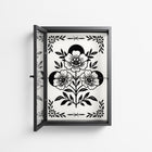 Barbed Bloom - Wall Cabinet - Daphna Sebbane - Antracite - Clear glass