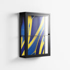 Blue Gale - Wall Cabinet - Oluwasheyi Adebayo - Antracite - Clear glass