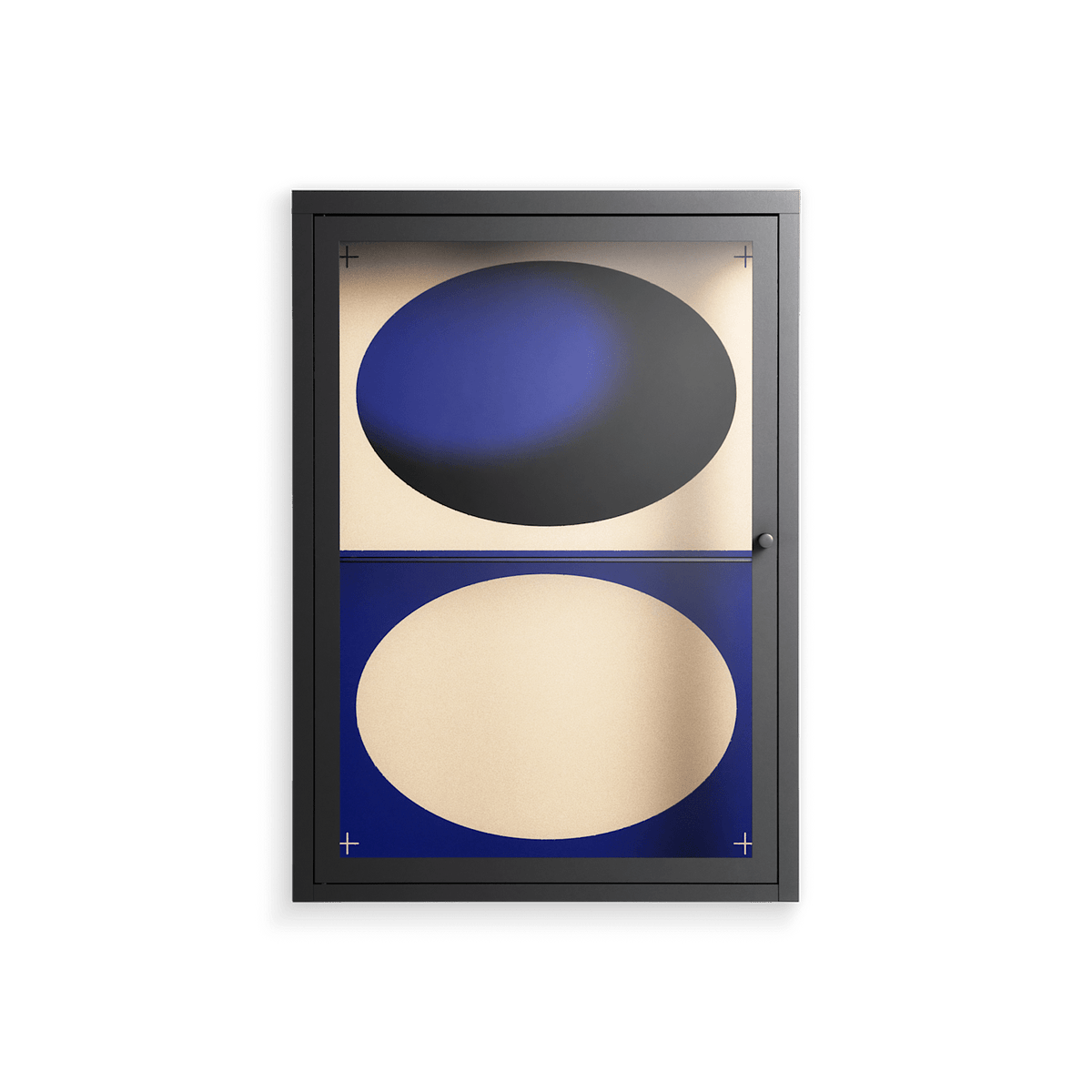 Entrance - Wall Cabinet - Oluwasheyi Adebayo - Antracite - Clear glass