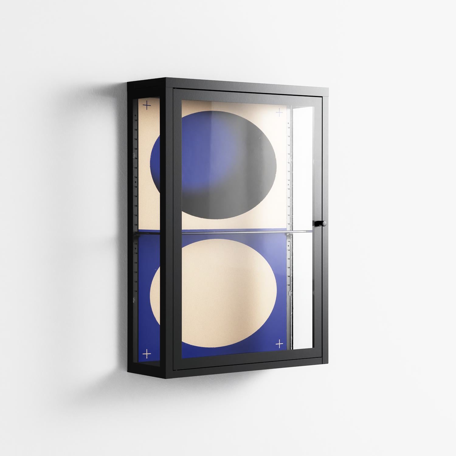 Entrance - Wall Cabinet - Oluwasheyi Adebayo - Antracite - Clear glass