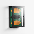 Soul Split - Wall Cabinet - Oluwasheyi Adebayo - Antracite - Clear glass