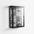 Wave Lens - Wall Cabinet - Oluwasheyi Adebayo - Antracite - Clear glass