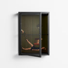 Friday Night Rituals - Wall Cabinet - Kristin Eriksson - Antracite - Clear glass
