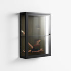 Friday Night Rituals - Wall Cabinet - Kristin Eriksson - Antracite - Clear glass