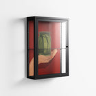 Pickles - Wall Cabinet - Kristin Eriksson - Antracite - Clear glass