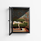 Waiting Game - Wall Cabinet - Kristin Eriksson - Antracite - Clear glass