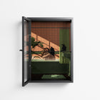 Bad Omen - Wall Cabinet - Kristin Eriksson - Antracite - Clear glass