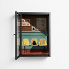 Have You Seen Bert - Wall Cabinet - Kristin Eriksson - Antracite - Clear glass