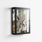 As The Rain Falls - Wall Cabinet - Sophie Goudman-Peachey - Antracite - Clear glass