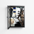 Dreaming With Open Eyes - Wall Cabinet - Sophie Goudman-Peachey - Antracite - Clear glass