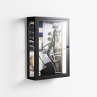 Dreaming With Open Eyes - Wall Cabinet - Sophie Goudman-Peachey - Antracite - Clear glass