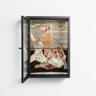 We Are Who We Are - Wall Cabinet - Sophie Goudman-Peachey - Antracite - Clear glass