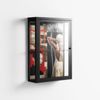 Where We Belong - Wall Cabinet - Sophie Goudman-Peachey - Antracite - Clear glass