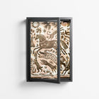 Delight Pink - Wall Cabinet - Diana Catchpole - Antracite - Clear glass