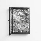 Flight Of Fancy - Wall Cabinet - Diana Catchpole - Antracite - Clear glass