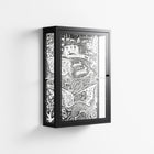 Flight Of Fancy - Wall Cabinet - Diana Catchpole - Antracite - Clear glass