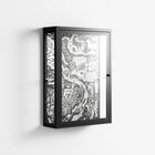 Flight Of Fancy 3 - Wall Cabinet - Diana Catchpole - Antracite - Clear glass