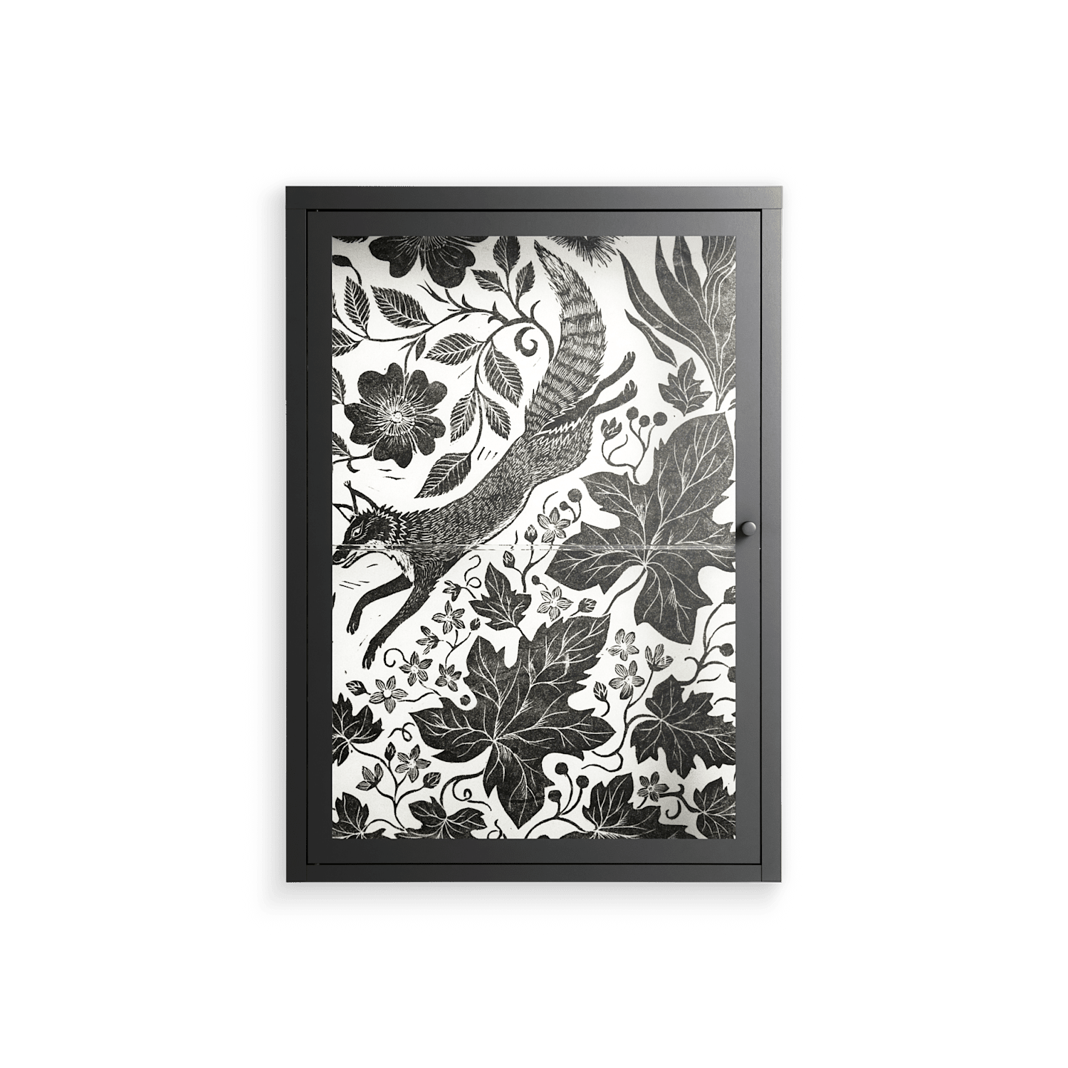Ode to Summer 4 - Wall Cabinet - Diana Catchpole - Antracite - Clear glass