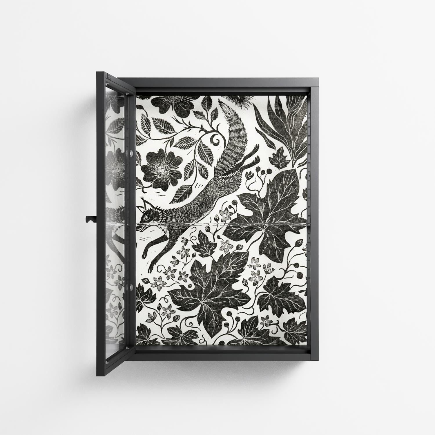 Ode to Summer 4 - Wall Cabinet - Diana Catchpole - Antracite - Clear glass
