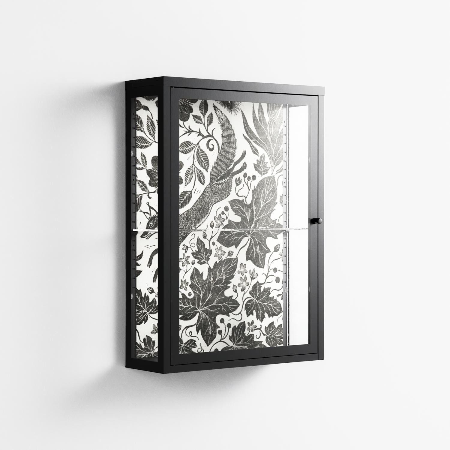 Ode to Summer 4 - Wall Cabinet - Diana Catchpole - Antracite - Clear glass