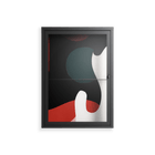 Plume - Wall Cabinet - Rikki Hewitt - Antracite - Clear glass