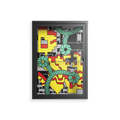 Maps - Wall Cabinet - Naia Escribano - Antracite - Clear glass