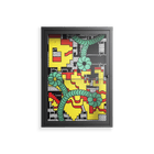 Maps - Wall Cabinet - Naia Escribano - Antracite - Clear glass
