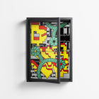 Maps - Wall Cabinet - Naia Escribano - Antracite - Clear glass