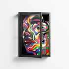 Orbiting Around Herself - Wall Cabinet - Mathilda Kienast - Antracite - Clear glass