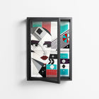 The Dessolution - Wall Cabinet - Mathilda Kienast - Antracite - Clear glass