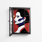 Unseen In Plain Sight - Wall Cabinet - Mathilda Kienast - Antracite - Clear glass