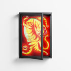 Burning Tiger - Wall Cabinet - Mo Kalache - Antracite - Clear glass