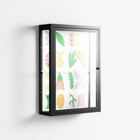 Shapes - Wall Cabinet - Lydia Greaves - Antracite - Clear glass
