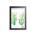 Bouquets - Wall Cabinet - Lydia Greaves - Antracite - Clear glass