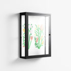 Bouquets - Wall Cabinet - Lydia Greaves - Antracite - Clear glass