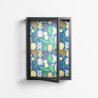 Shapes Blue - Wall Cabinet - Lydia Greaves - Antracite - Clear glass