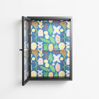 Shapes Blue - Wall Cabinet - Lydia Greaves - Antracite - Clear glass