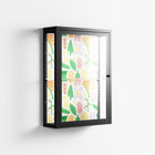 Shapes Cream - Wall Cabinet - Lydia Greaves - Antracite - Clear glass