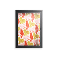 Cats - Wall Cabinet - Lydia Greaves - Antracite - Clear glass