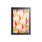 Cats - Wall Cabinet - Lydia Greaves - Antracite - Clear glass