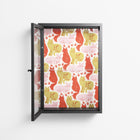 Cats - Wall Cabinet - Lydia Greaves - Antracite - Clear glass