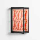 Lobsters - Wall Cabinet - Lydia Greaves - Antracite - Clear glass