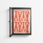 Lobsters - Wall Cabinet - Lydia Greaves - Antracite - Clear glass